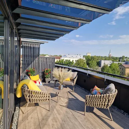 Artisa Riia Str 20A Luxury 2Br Penthouse Apartment Tartu Exterior foto